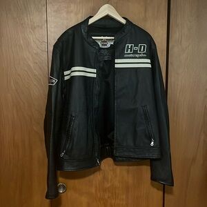 Genuine leather Harley Davidson jacket medium large